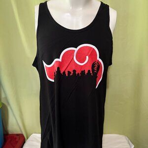 Naruto Shippuden Shonen Jump Ripple Junction Men's Black Tank Top Large